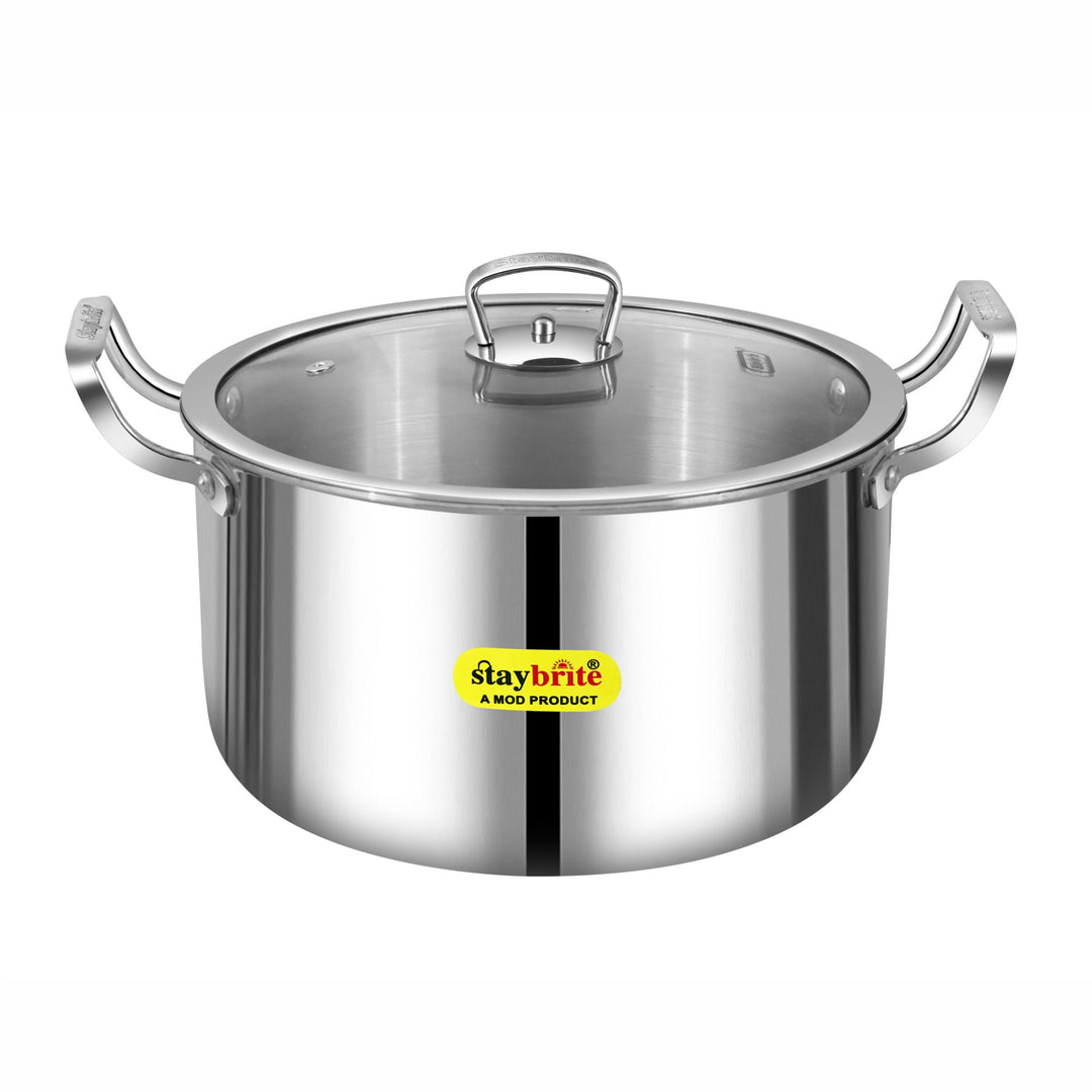 Staybrite Triply Stock Pot | 3-Ply Stainless Steel