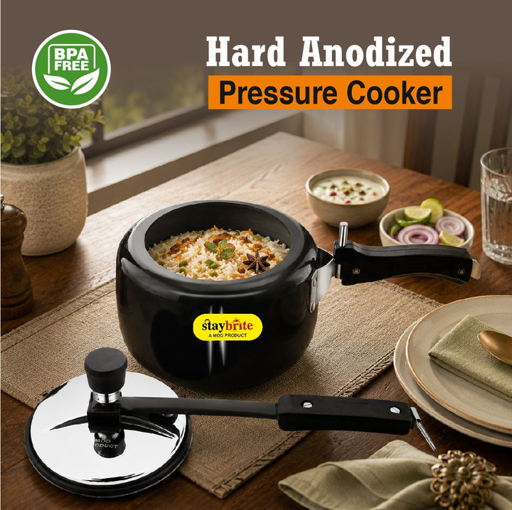Hard Anodized Maple Pressure Cooker – Durable, Fast Cooking &amp; Scratch Resistant