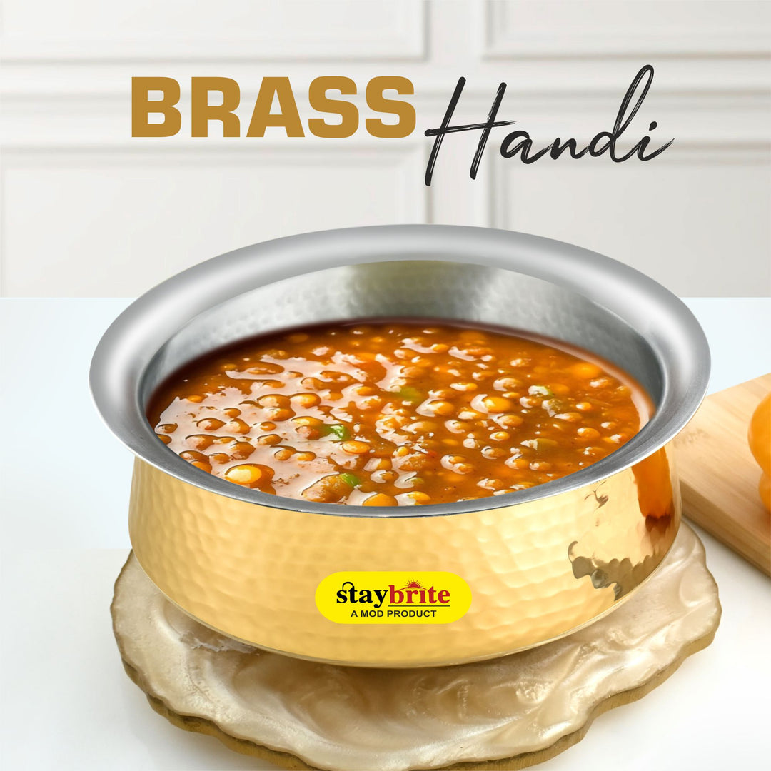 Brass Lagan – Traditional Brass Lagan for Even Heating &amp; Authentic Indian Cooking