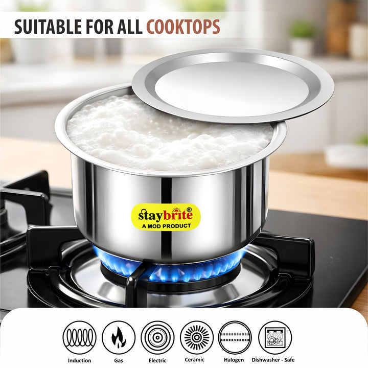 Triply Tope – 3-Ply Stainless Steel Tope for Fast, Even &amp; Healthy Cooking
