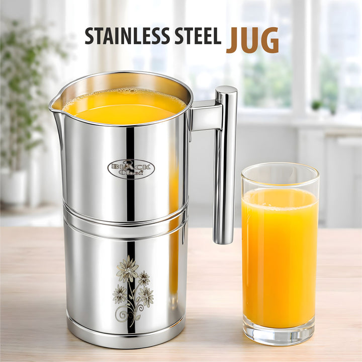 Staybrite Deluxe Square Water Jug 2 Litre | Stainless Steel Jug