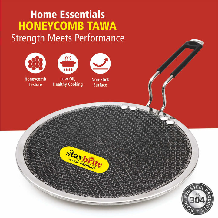 Honey Comb Triply Roti Tawa 4mm – Premium Griddle for Perfect Rotis &amp; Flatbreads