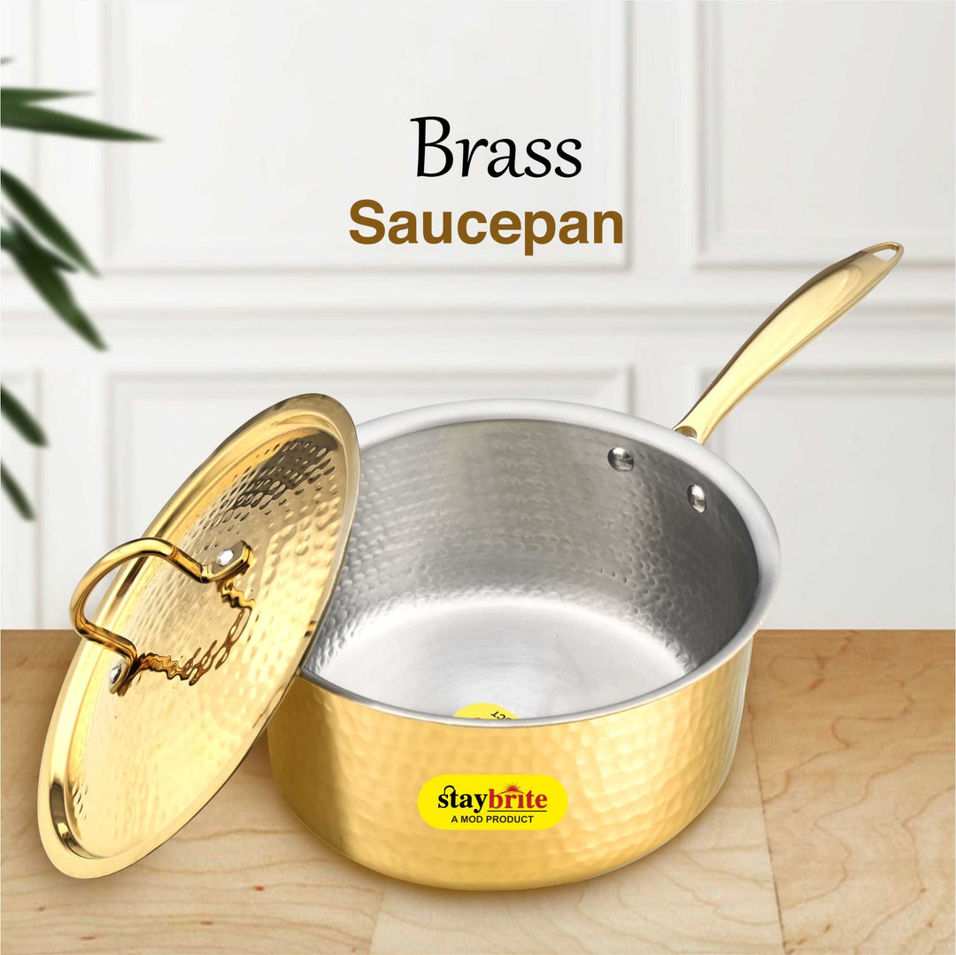 Brass Sauce Pan with Lid – Premium Cookware for Every Kitchen