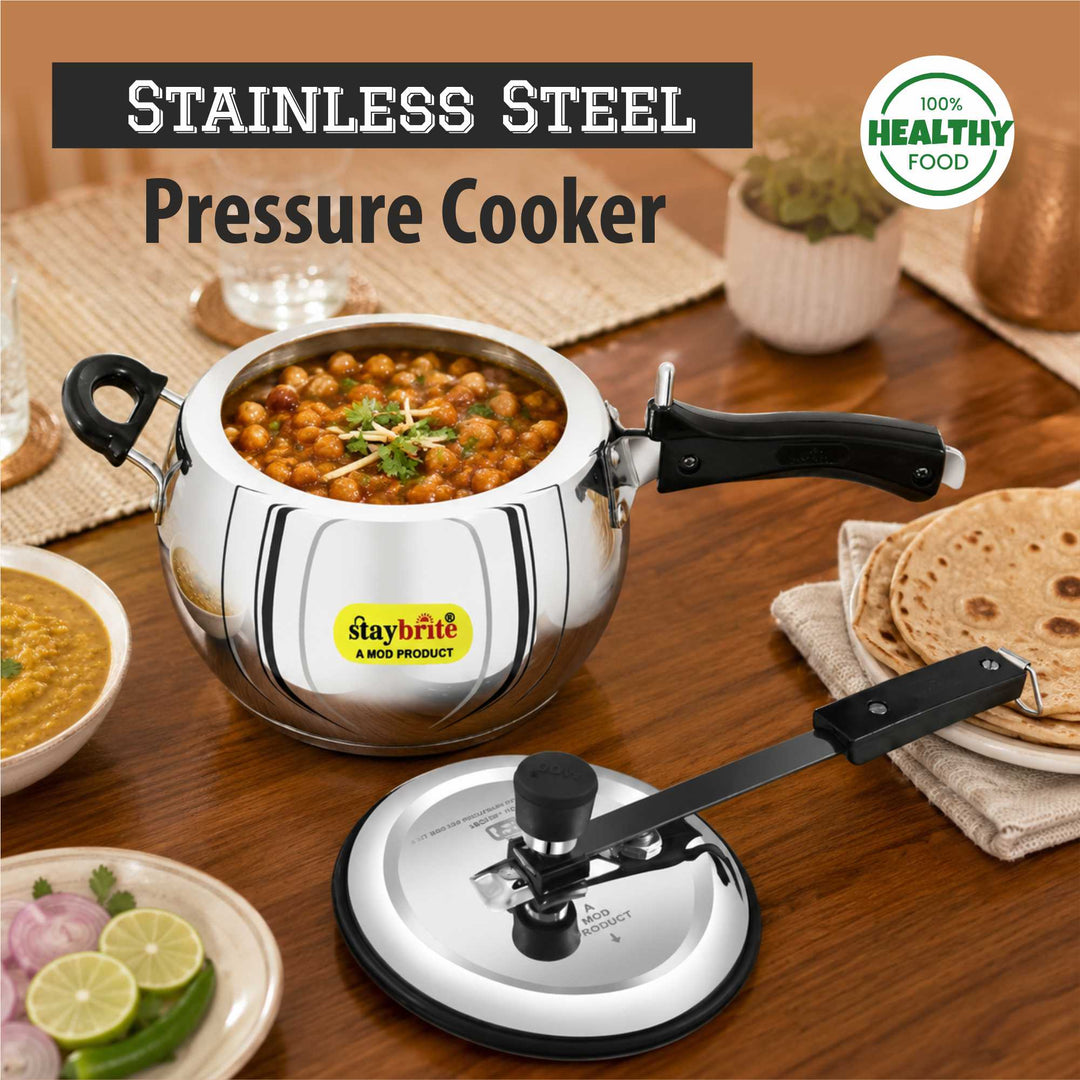 Triply Outer Lid Pressure Cooker | Fast &amp; Healthy Cooking
