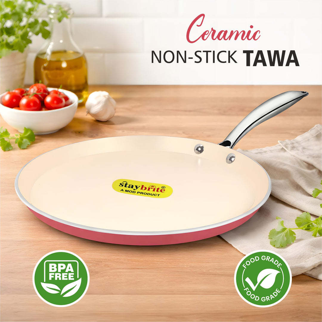Ceramic Dosa Tawa | PFOA Free Healthy Cooking Tawa