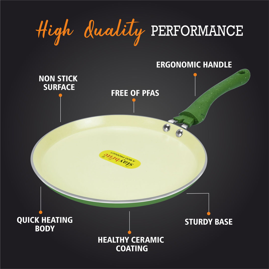 Ceramic Dosa Tawa | PFOA Free Healthy Cooking Tawa