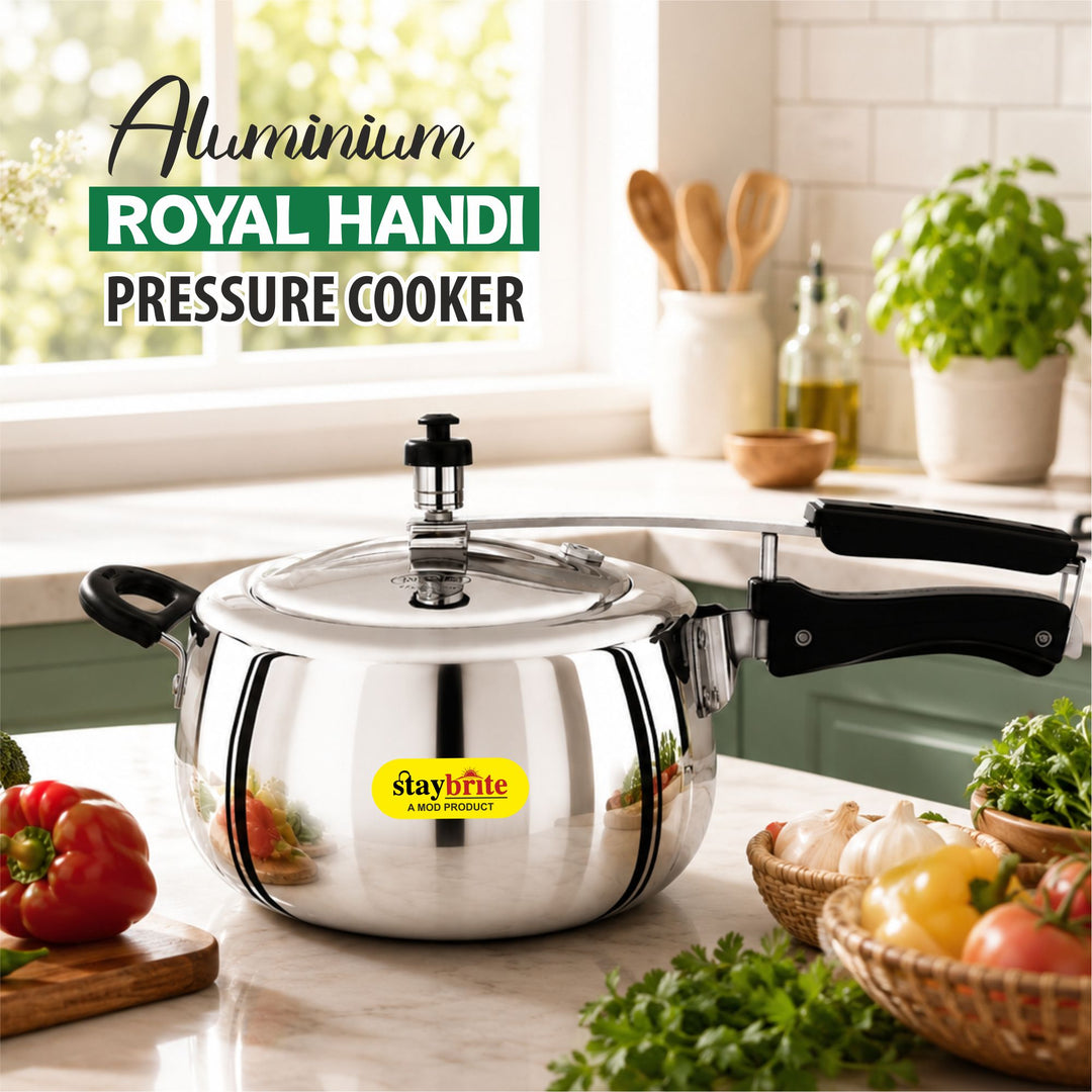 Royal Handi Heavy Duty Pressure Cooker – Fast &amp; Durable Cooking