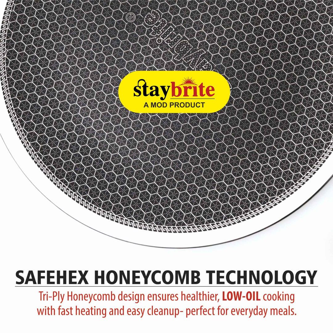 Honey Comb Triply Roti Tawa 4mm – Premium Griddle for Perfect Rotis &amp; Flatbreads