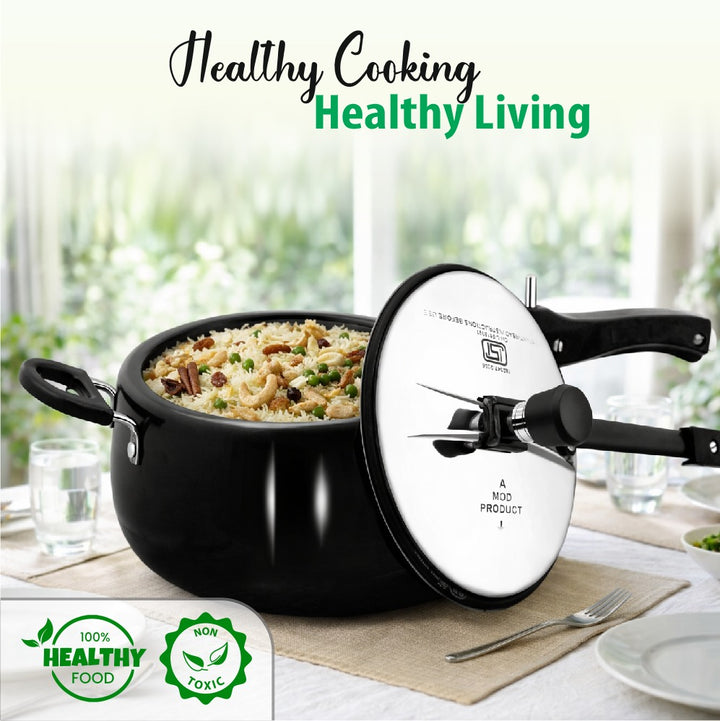 Hard Anodized Handi Pressure Cooker – Fast and Healthy Cooking
