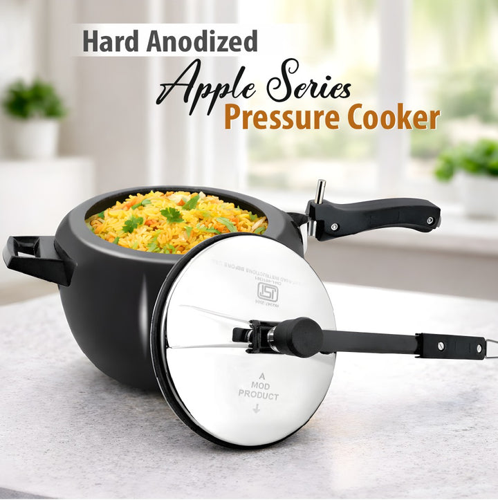Hard Anodized Pressure Cooker – Durable, Fast Cooking &amp; Scratch Resistant