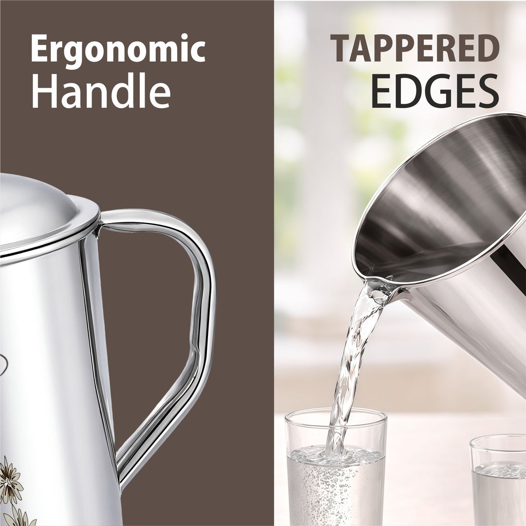 Staybrite Hero Water Jug 2 Litre | Stainless Steel Jug