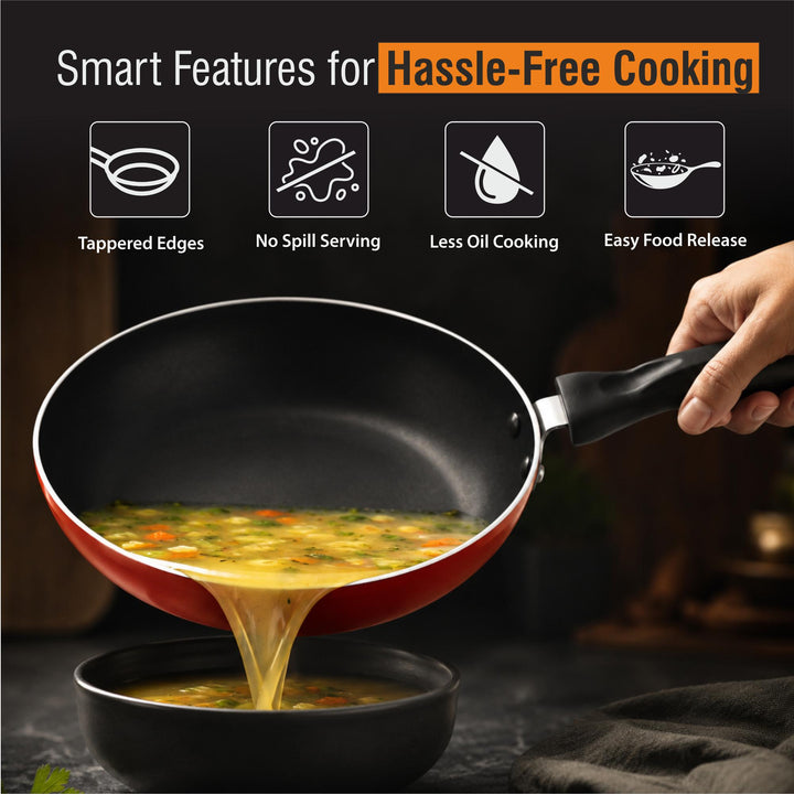 Staybrite Non-Stick Frypan with Glass Lid | Even Heating