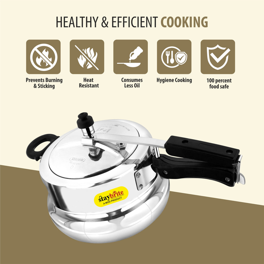 Royal Matki Pressure Cooker – Aluminium cooker for fast and even cooking