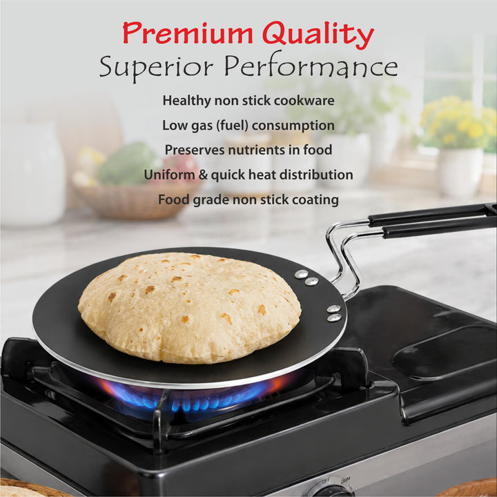 Staybrite Non-Stick Concave Tawa | Quick &amp; Easy Cooking