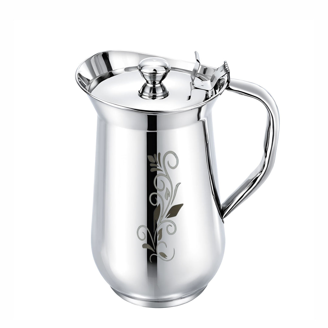 Staybrite Flip Lid Stainless Steel Water Jug 2 Litre | Serving Jug