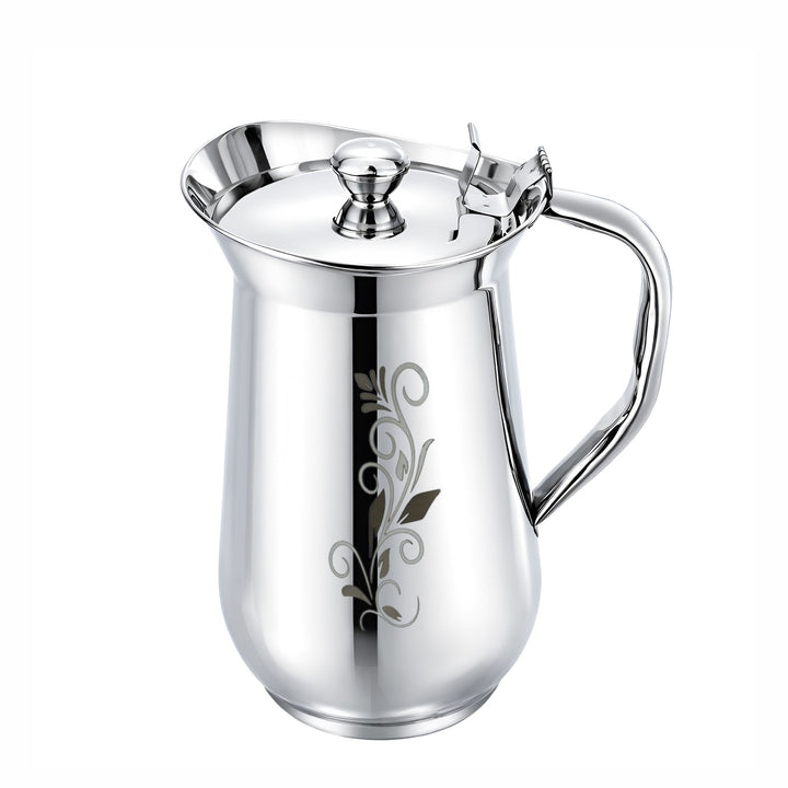 Staybrite Flip Lid Stainless Steel Water Jug 2 Litre | Serving Jug