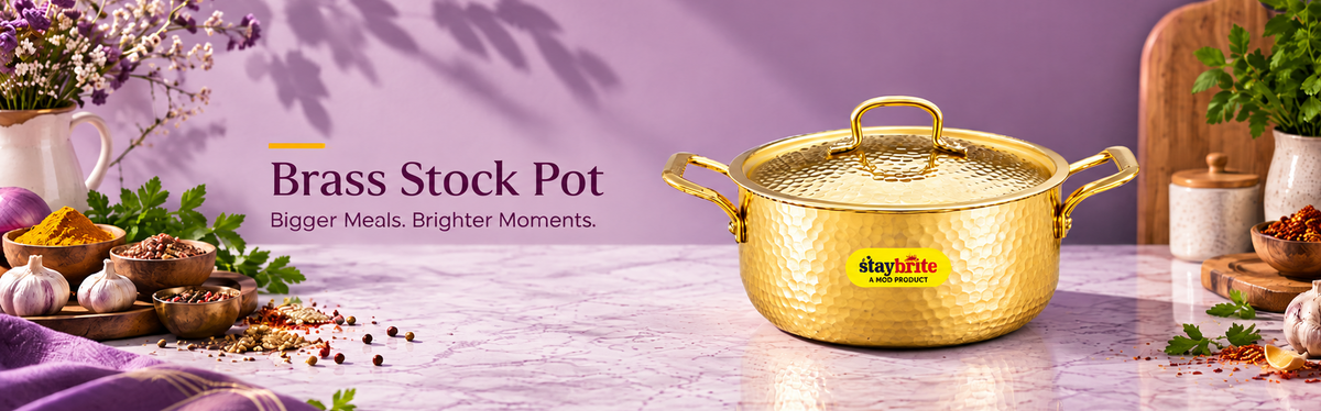 Brass Stock Pot