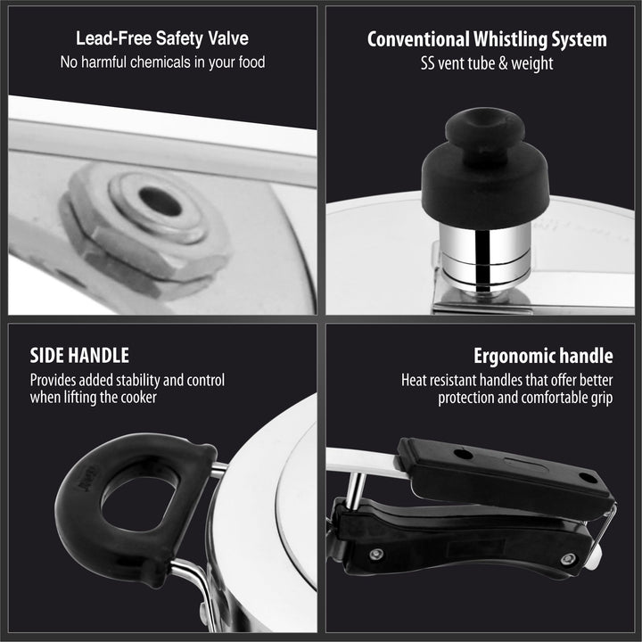 Royal Matki Pressure Cooker – Aluminium cooker for fast and even cooking