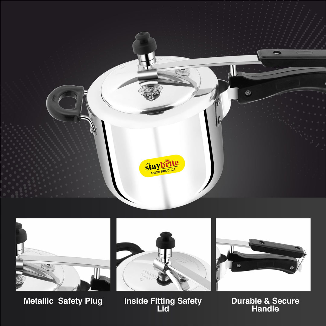 Royal Classic Aluminium Pressure Cooker 4MM Heavy Duty – Fast &amp; Safe Cooking