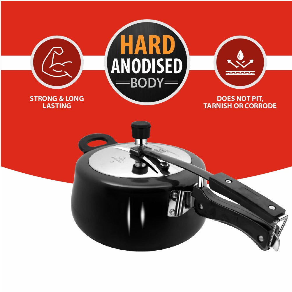 Hard Anodized Handi Pressure Cooker – Fast and Healthy Cooking