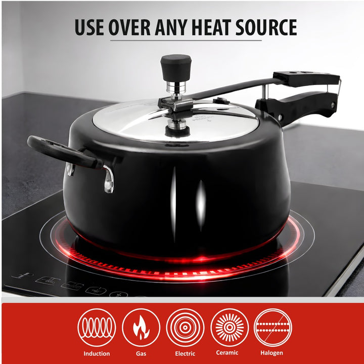 Hard Anodized Handi Pressure Cooker – Fast and Healthy Cooking