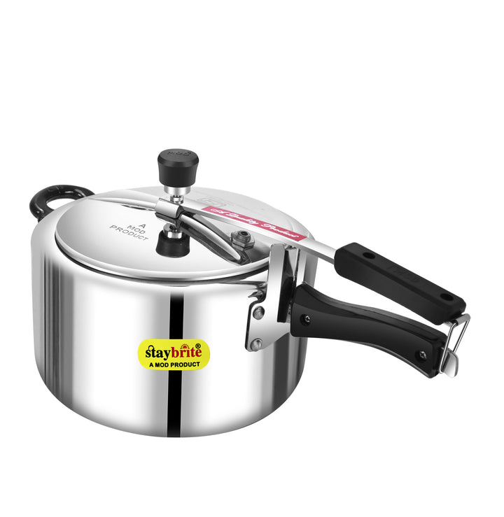 Staybrite Triply Classic Pressure Cooker | Tri-Ply Stainless Steel Outer Lid