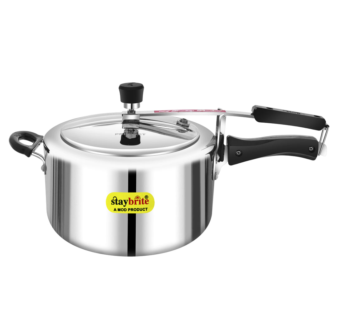 Staybrite Triply Classic Pressure Cooker | Tri-Ply Stainless Steel Outer Lid