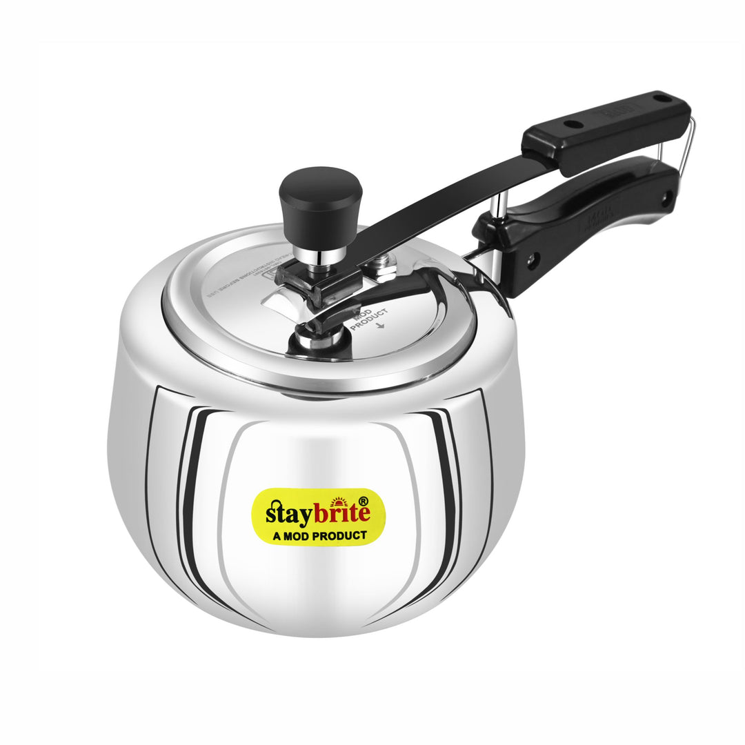 Staybrite Triply Handi Pressure Cooker | Induction &amp; Gas Compatible