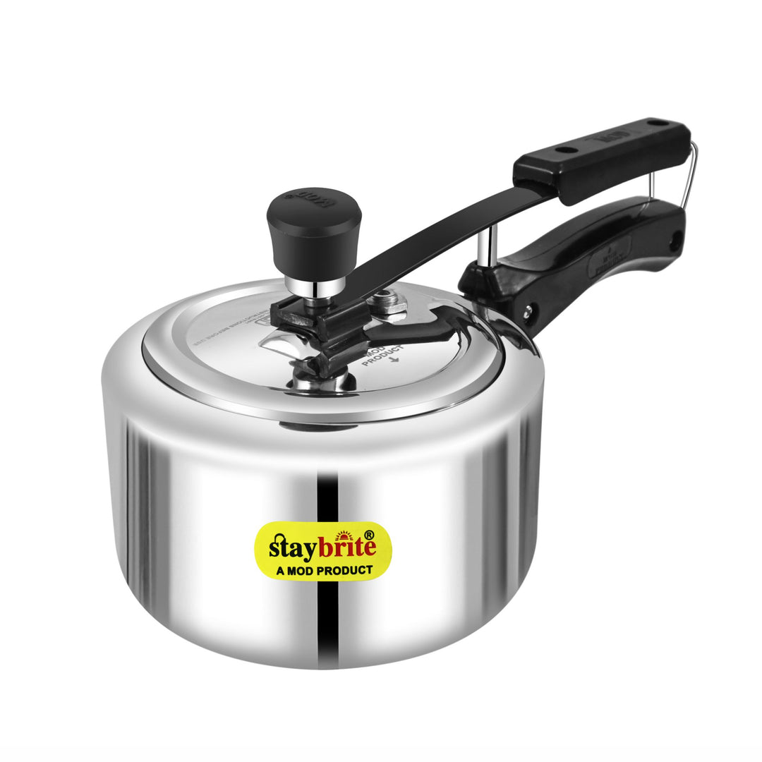 Staybrite Triply Classic Pressure Cooker | Tri-Ply Stainless Steel Outer Lid