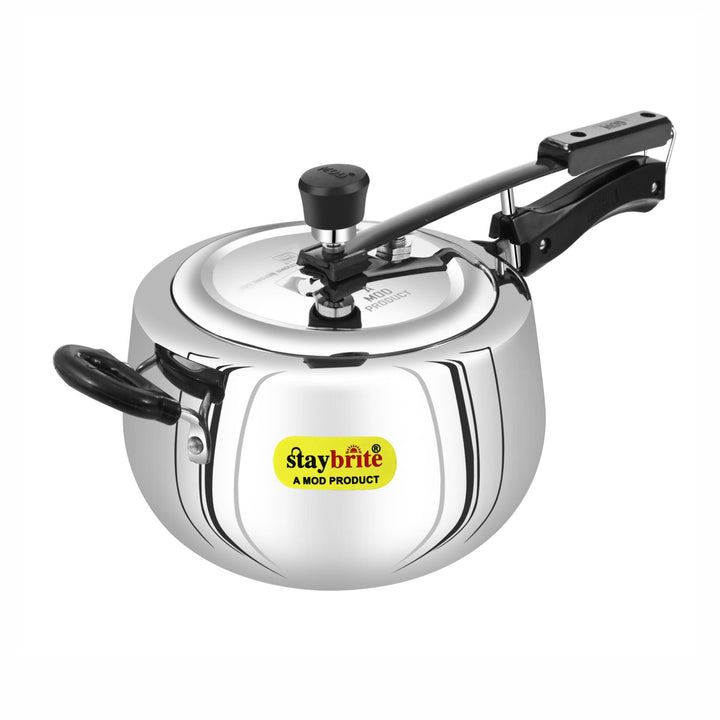 Staybrite Triply Handi Pressure Cooker | Induction &amp; Gas Compatible