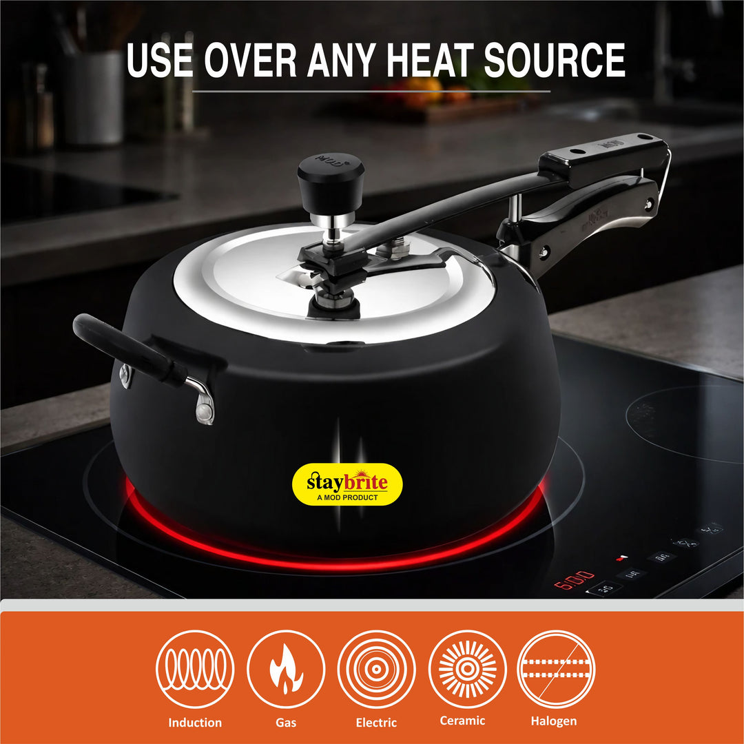 Hard Anodized Handi Pressure Cooker – Fast and Healthy Cooking