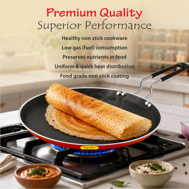 Staybrite Non-Stick Dosa Tawa | Crispy Dosa &amp; Less-Oil Cooking