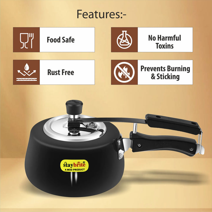 Hard Anodized Handi Pressure Cooker – Fast and Healthy Cooking