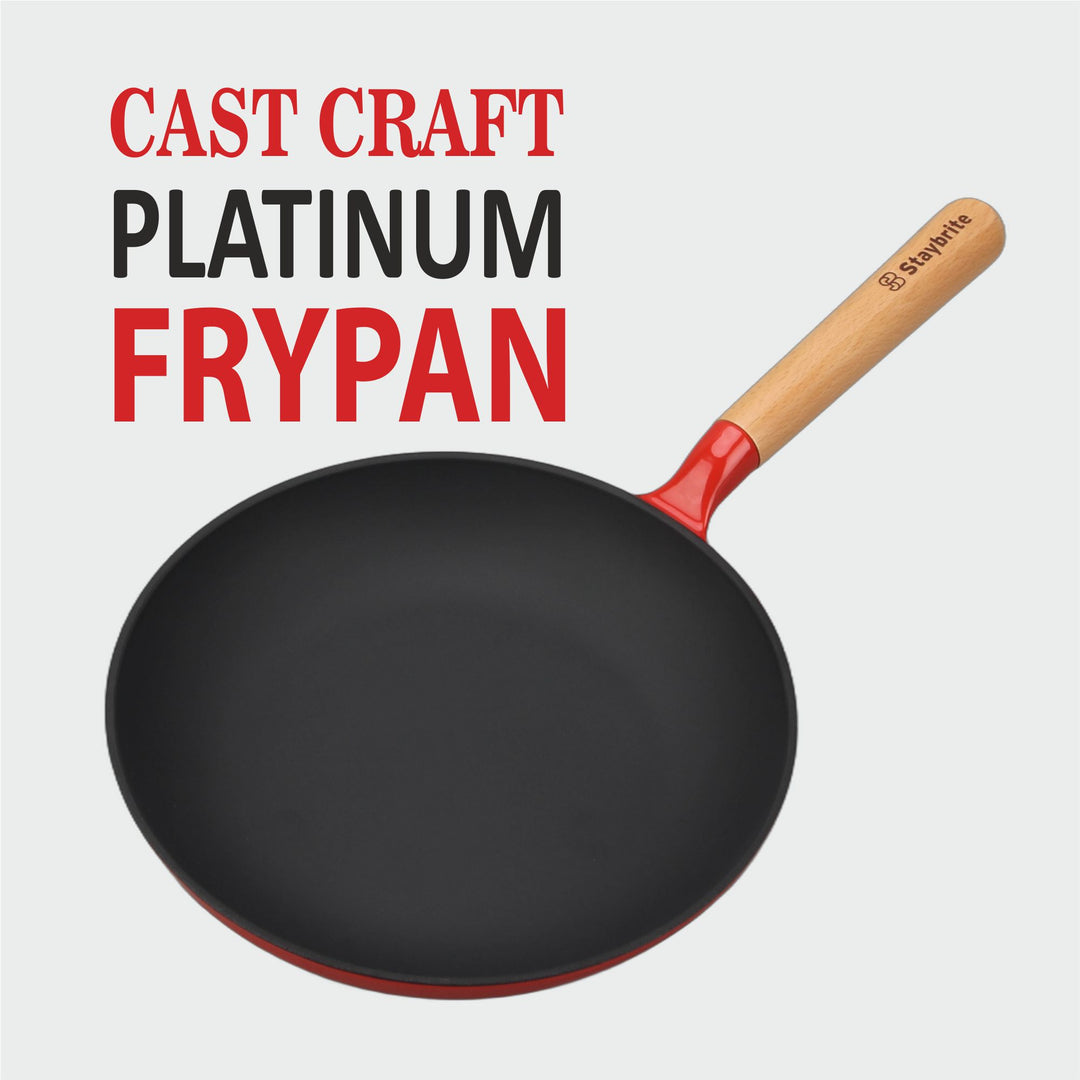 Staybrite Cast Craft Platinum Frypan 24 cm for Everyday Cooking