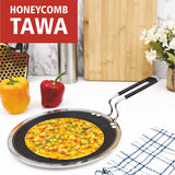 Staybrite Honeycomb Triply Roti Tawa | 4mm Stainless Steel