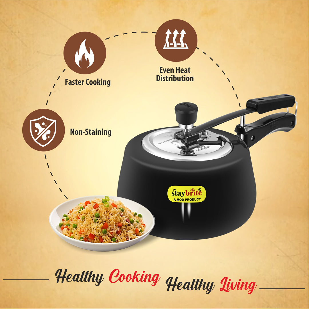Hard Anodized Handi Pressure Cooker – Fast and Healthy Cooking