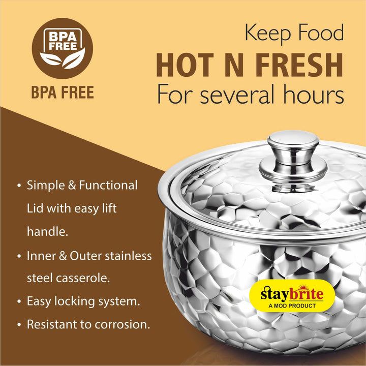 Diamond Hotpots for Kitchen – Thermal Insulated Casserole