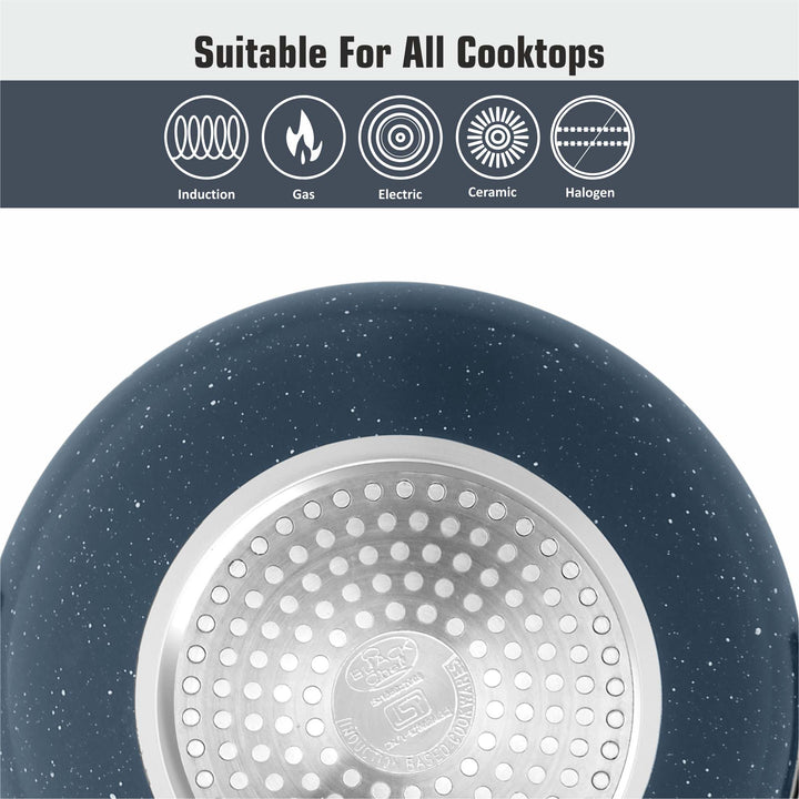 Staybrite Marble Coated Kadai | Easy &amp; Versatile Cooking