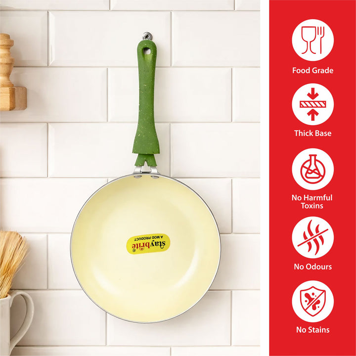 Ceramic Coated Frypan | PFOA-Free Healthy Cooking Pan