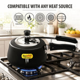 Staybrite Hard Anodized Handi Pressure Cooker | Fast Cooking
