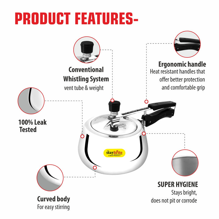 Royal Handi Heavy Duty Pressure Cooker – Fast &amp; Durable Cooking