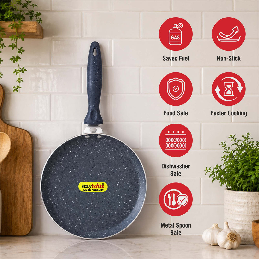 Staybrite Marblo Coated Dosa Tawa | Crispy &amp; Even Cooking
