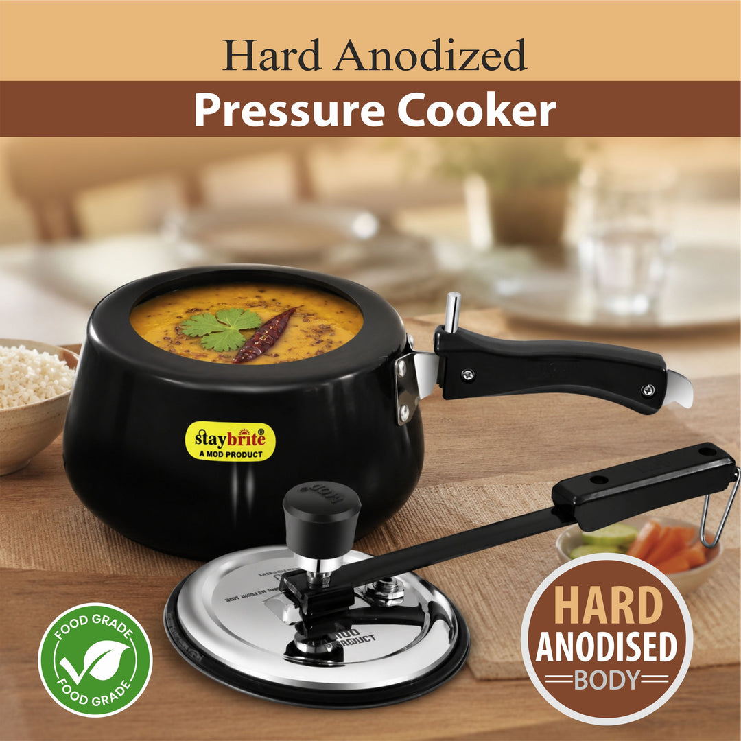 Hard Anodized Handi Pressure Cooker – Fast and Healthy Cooking