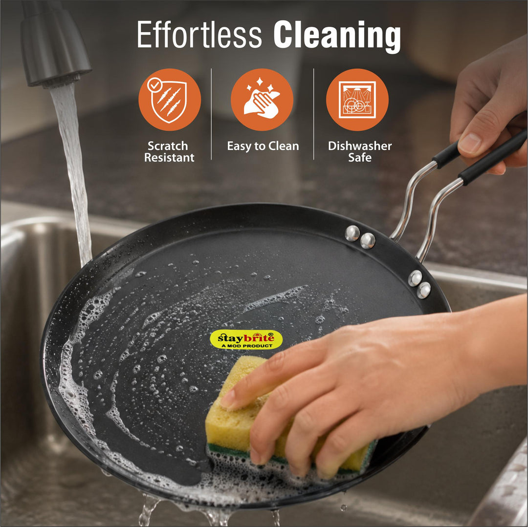 Staybrite Hard Anodized Dosa Tawa | Crispy &amp; Even Dosa Cooking
