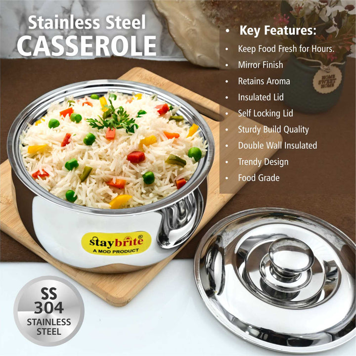 Belly Hotpots for Kitchen – Durable Thermal Casserole to Keep Food Hot