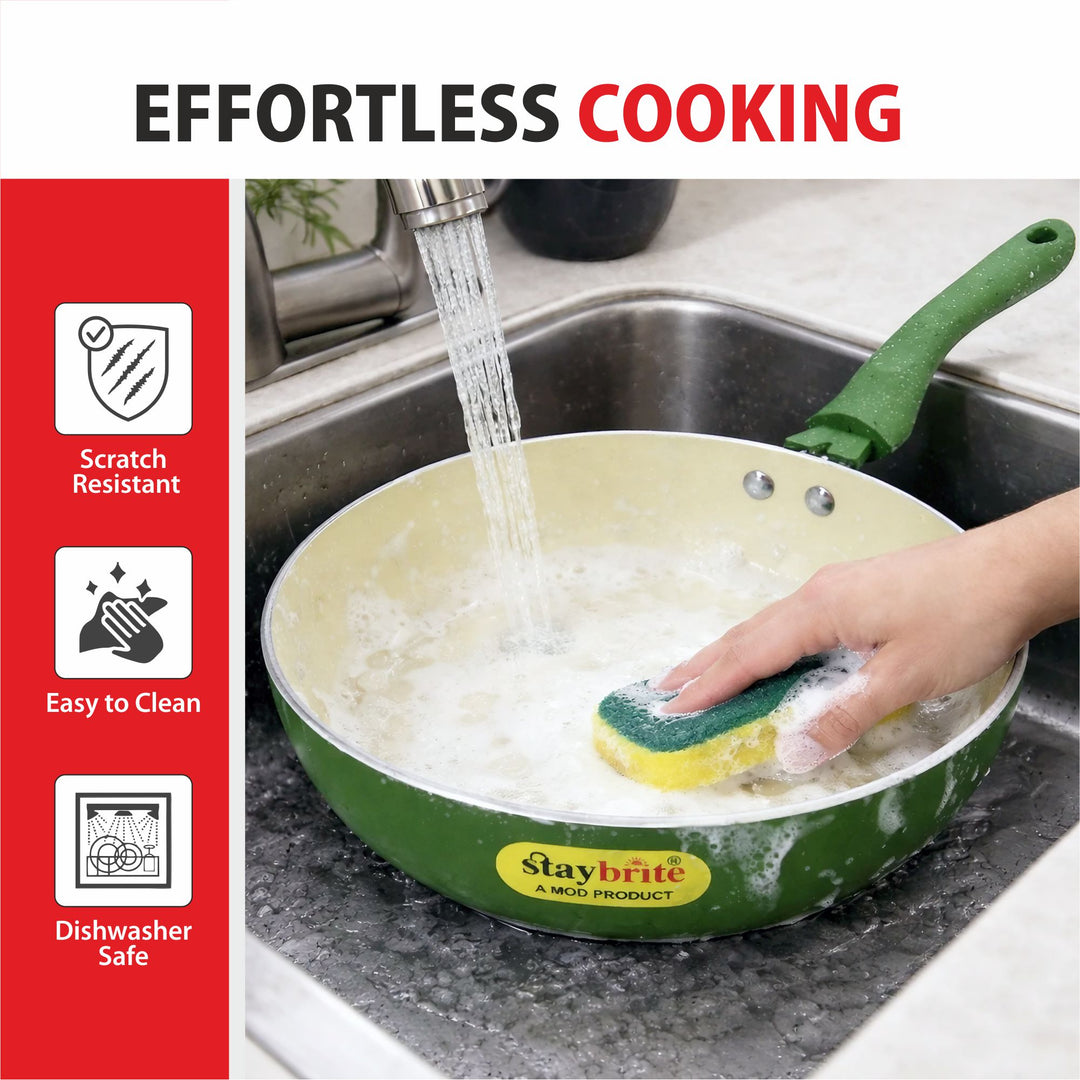 Ceramic Coated Frypan | PFOA-Free Healthy Cooking Pan