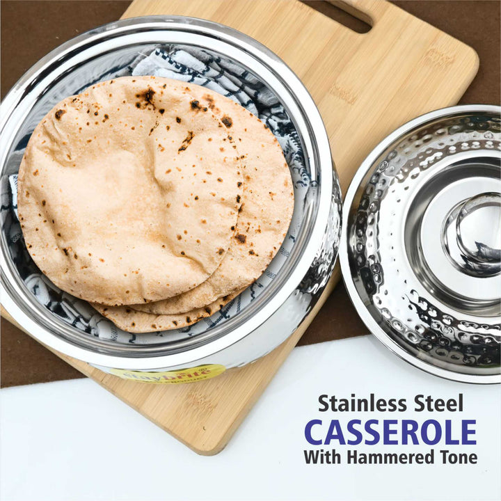 Hammered Hotpots – Premium Insulated Stainless Steel Casserole
