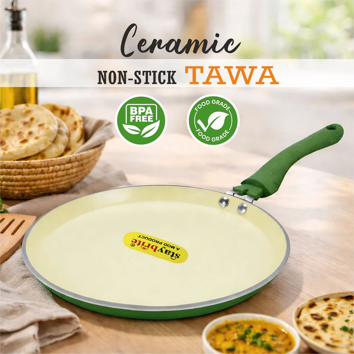 Ceramic Dosa Tawa | PFOA Free Healthy Cooking Tawa
