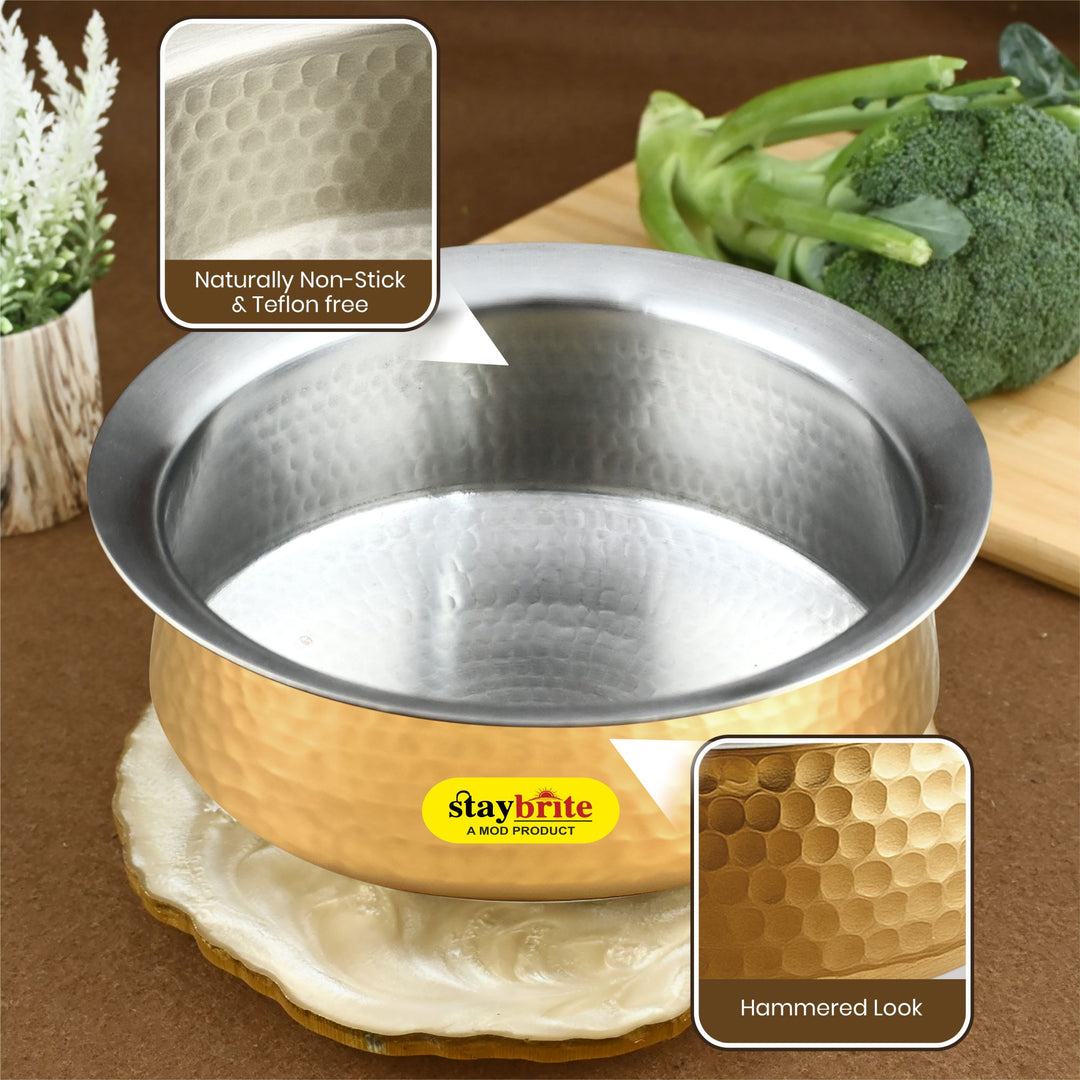 Brass Lagan – Traditional Brass Lagan for Even Heating &amp; Authentic Indian Cooking