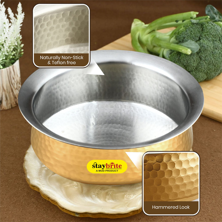 Brass Lagan – Traditional Brass Lagan for Even Heating &amp; Authentic Indian Cooking